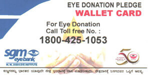 Eye Donation Pledge Card