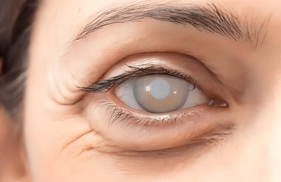 Eyes affected with cataract